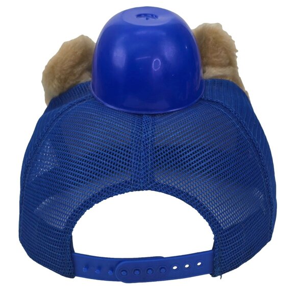 Chicago Cubs Hat with Plush Bear Face & Mini Helmet Snapback Cap Novelty Mascot - Picture 6 of 8